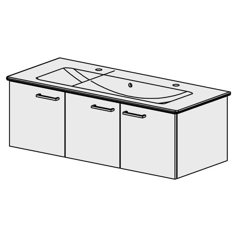 Meuble Venticello-Smart 120 cm