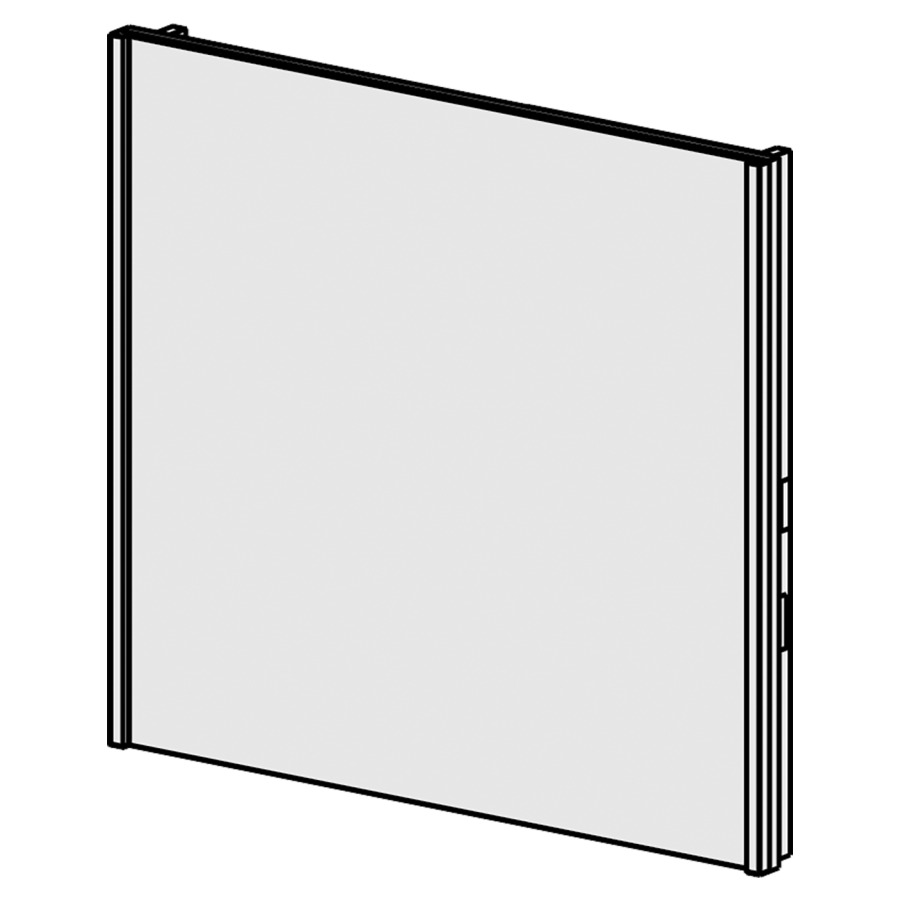 Panneau miroir Doppio LED 80cm