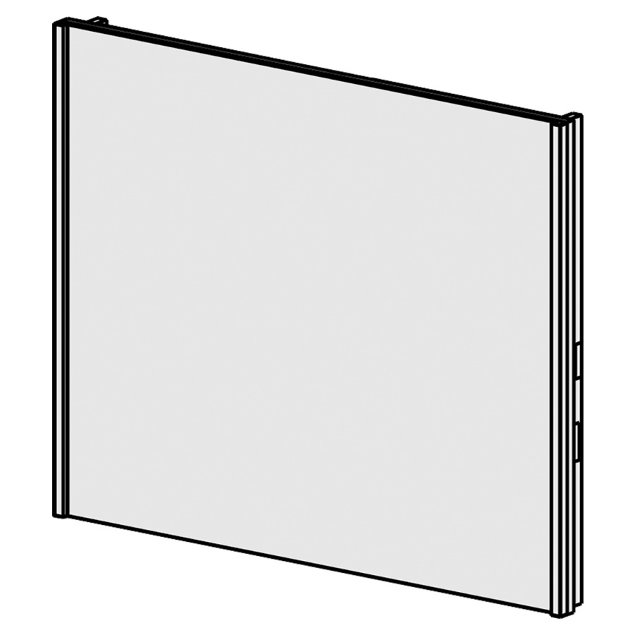 Panneau miroir Doppio LED 90cm