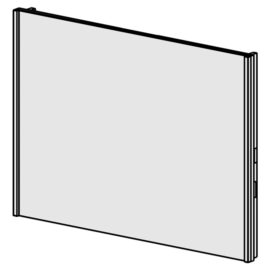Pan. miroir Doppio LED 100 cm
