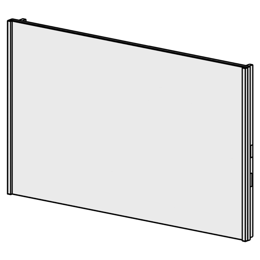 Pan. miroir Doppio Led 120 cm