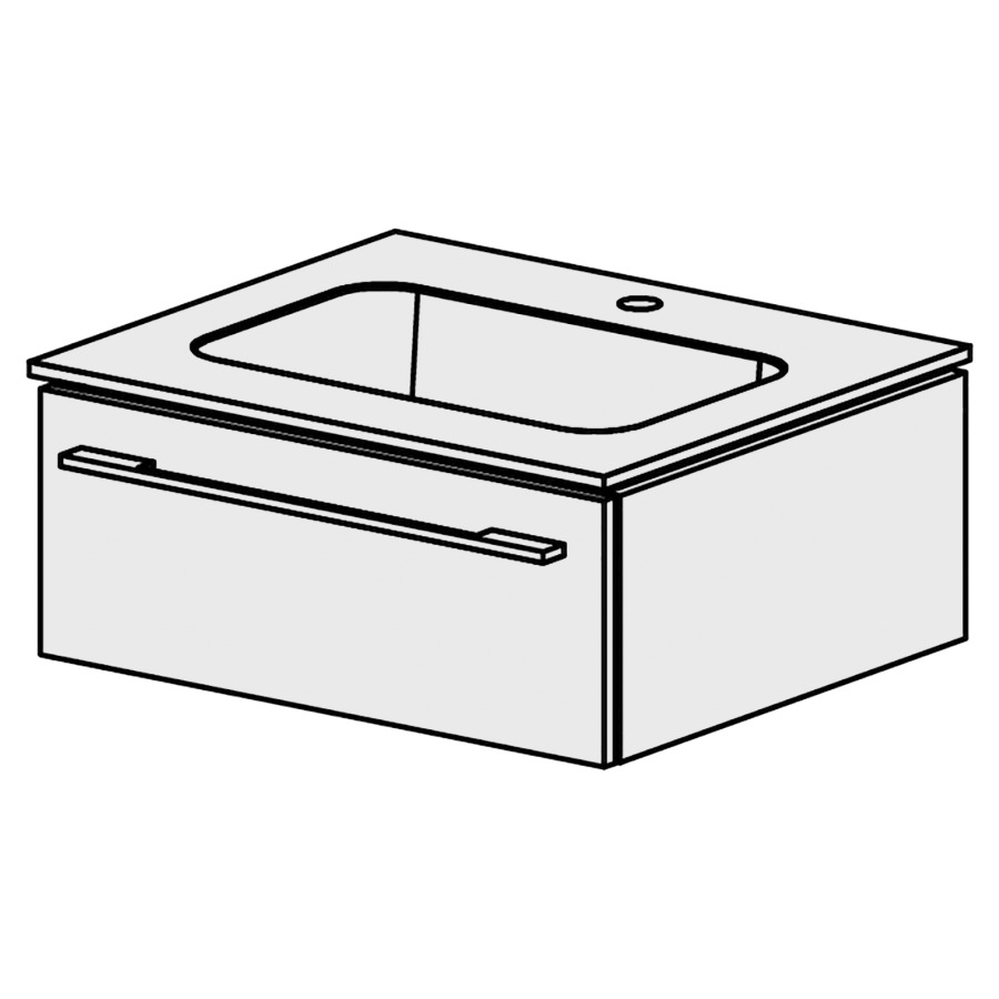 Meuble Stilo Mineral 61 cm