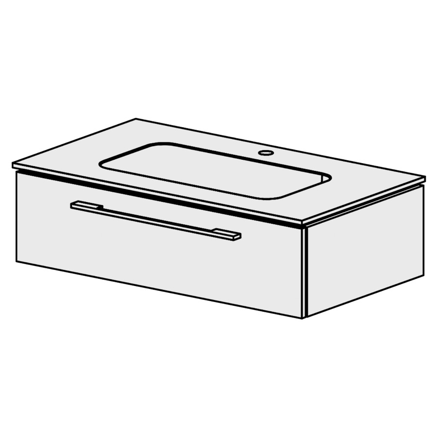 Meuble Stilo Mineral 91 cm
