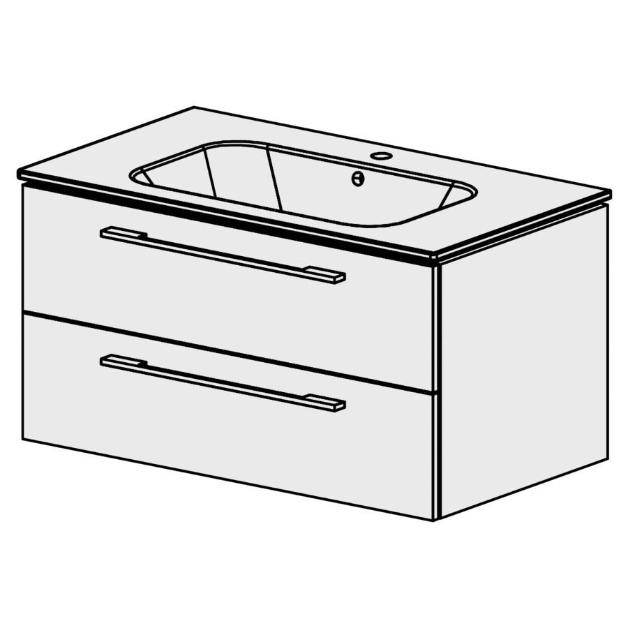 Meuble Stilo Ceram 91 cm
L:91, H:47,5, P:51 cm
table en céramique
blanc
avec 1 lavabo au milieu
2 tiroirs
tiroirs avec Blumotion
avec poignées selon palette
faces/côtés visibles sel. code
couleurs selon palette
inclus siphon à encombrement
réduit & joint caoutchouc 32mm