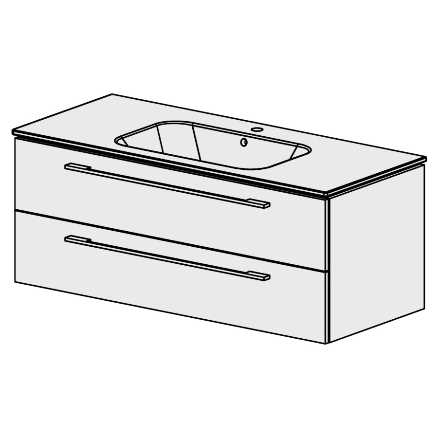 Meuble Stilo Ceram 121 cm
L:121, H:47,5, P:51 cm
table en céramique
blanc
avec 1 lavabo au milieu
2 tiroirs
tiroirs avec Blumotion
avec poignées selon palette
faces/côtés visibles sel. code
couleurs selon palette
inclus siphon à encombrement
réduit & joint caoutchouc 32mm