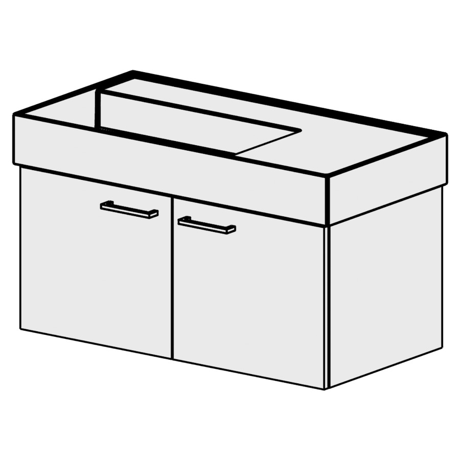 Meuble Kartell-Smart 90 cm