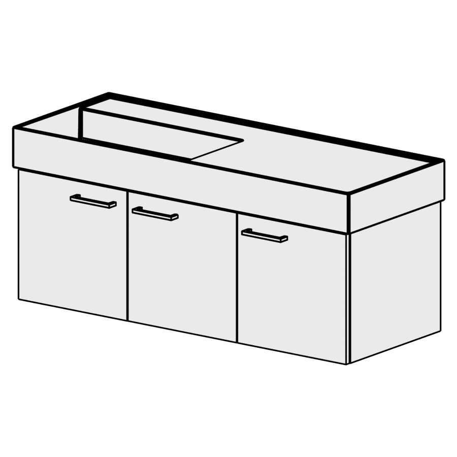Meuble Kartell-Smart 120 cm