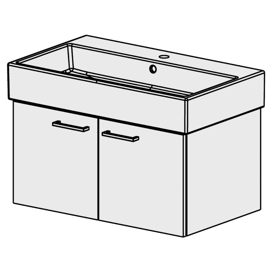 Meuble Vero Air-Smart 80 cm