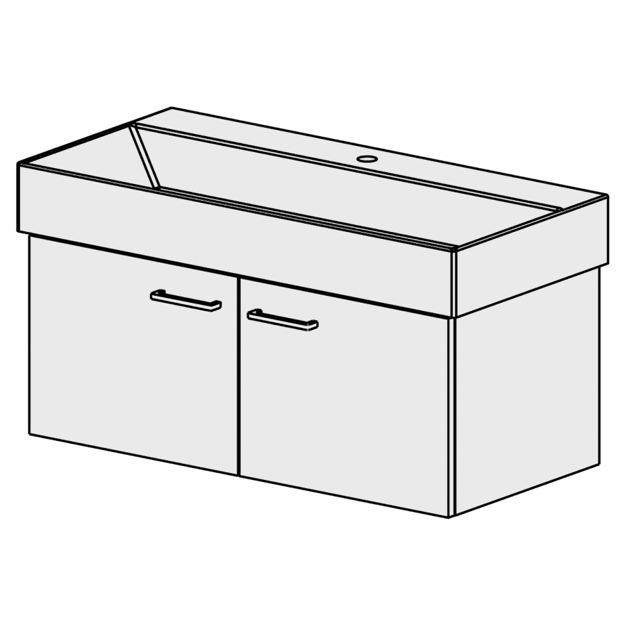 Meuble Premium-Smart 100 cm