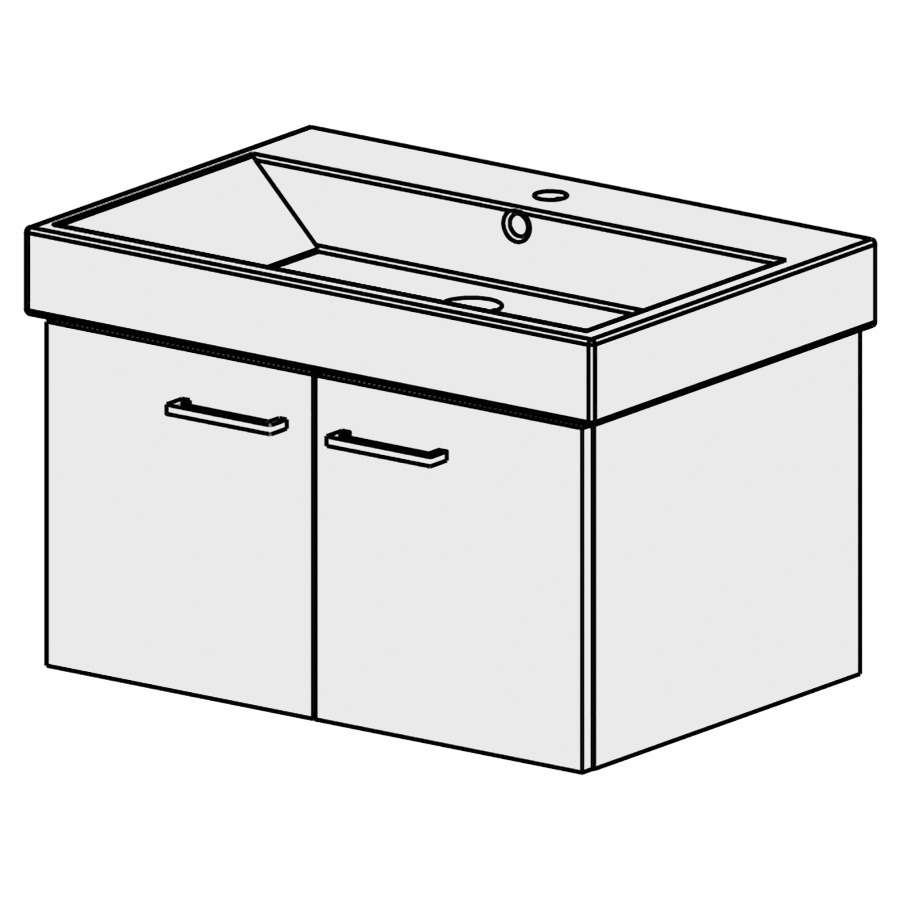 Meuble Zero-Smart 75 cm