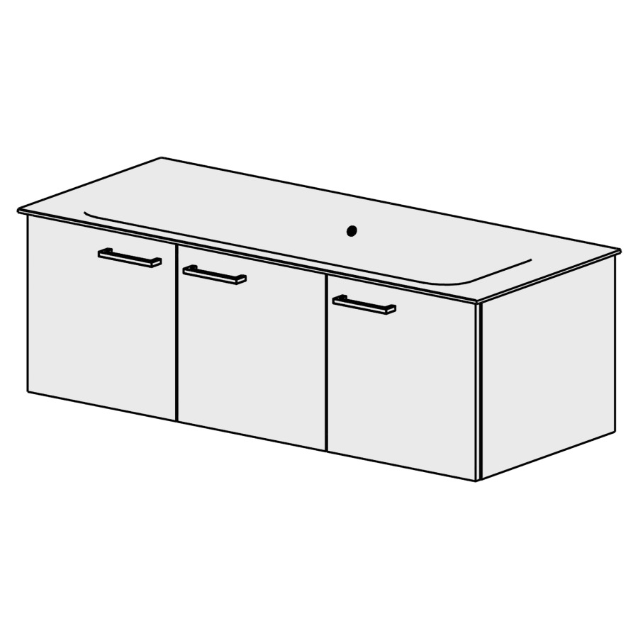 Meuble Finion-Smart
120 cm, L:118, H:39, P:49,3 cm
arm. 2 portes, charn. à gauche
armoire à 1 porte charn.à
droite
portes avec Blumotion
faces /côtés visibles sel. cod
couleurs selon palette
poignées selon palette