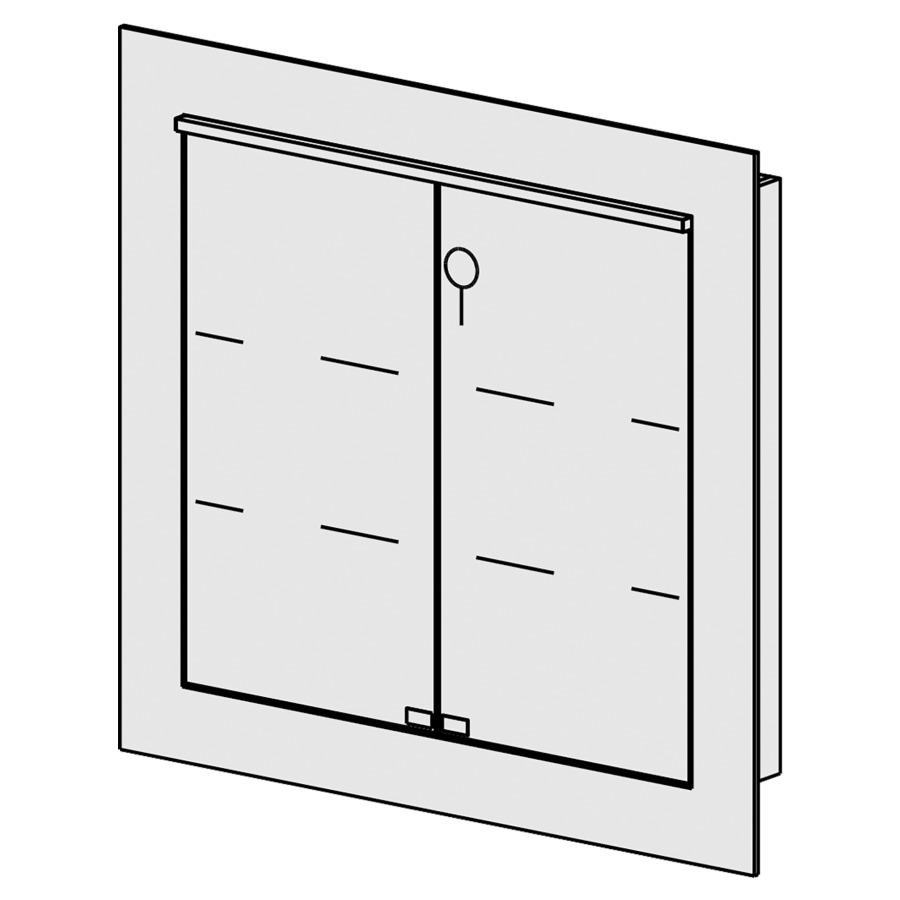 Armoire de toilette Integro Flat 80cm
