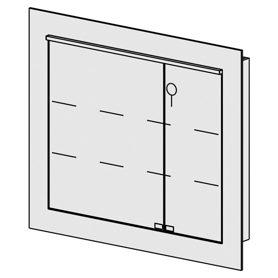 Armoire de toilette Integro Flat 90 cm