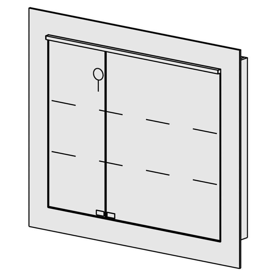 Armoire de toilette Integro
Flat 90 cm
L: 90, H: 74,5, P:  14.3 cm
2 portes, 30-60 cm
prise simple à gauche
LED 90cm, 4000°K, 13W / 12 V
certifié IP44
côtés visibles blanc mat
module de montage à commander
séparément