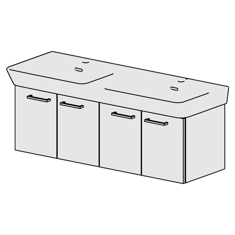 Meuble Moderna R-Smart 124 cm