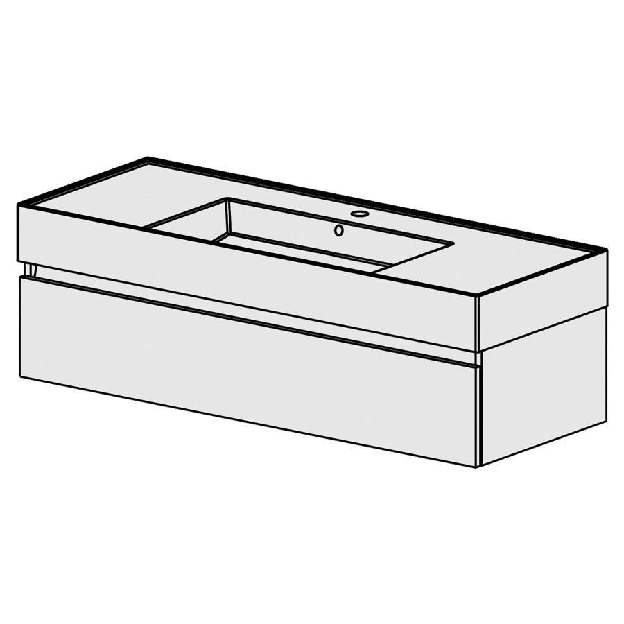 Meuble Quadra 121 cm