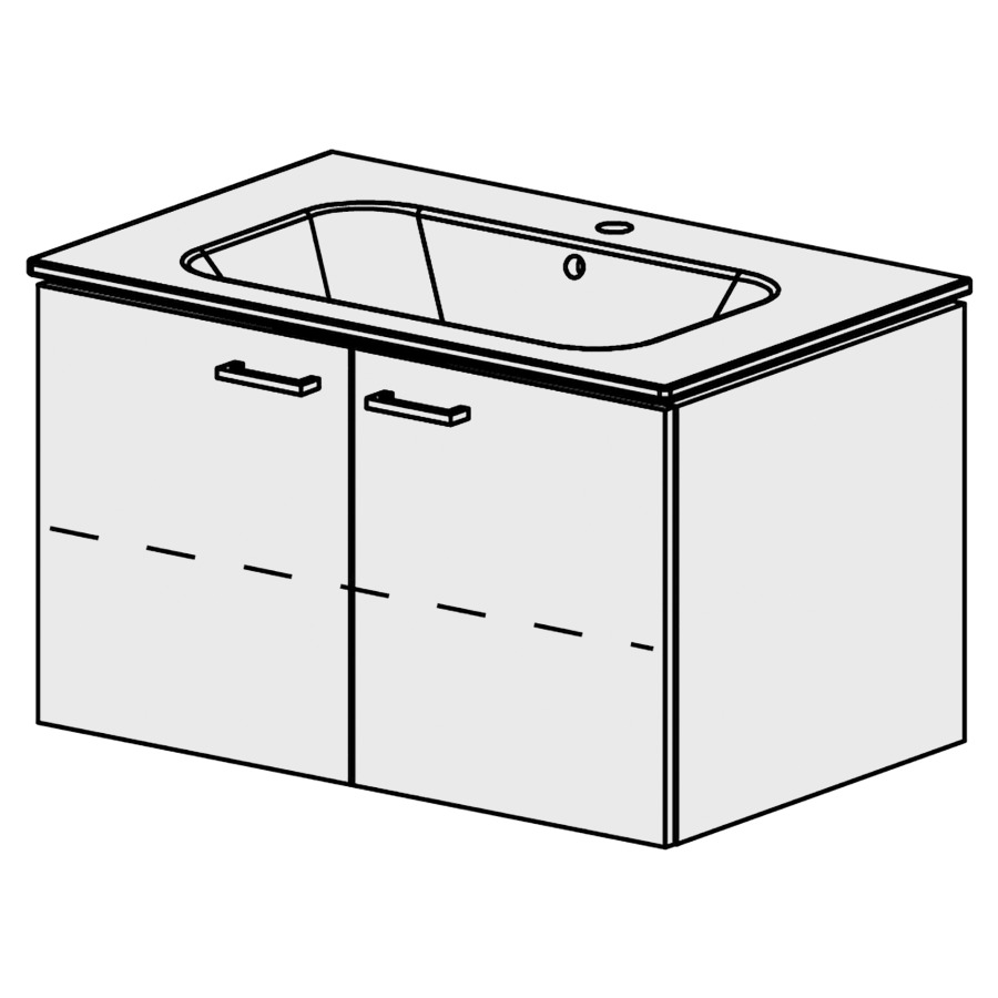Meuble Stilo Ceram 81 cm