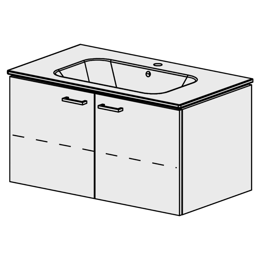 Meuble Stilo Ceram 91 cm