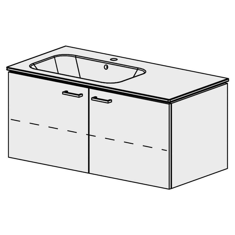 Meuble Stilo Ceram 106 cm