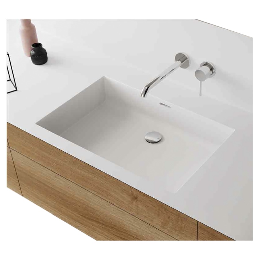 Lavabo FONTA(Corian Typ FP-50)
L: 50, P:30 cm
Glacier White
pour table en mineral-art