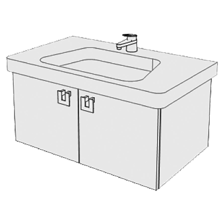 Meuble Modernaplus Smart 80 cm