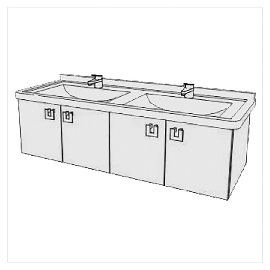 Meuble Starck 3-Smart 130 cm