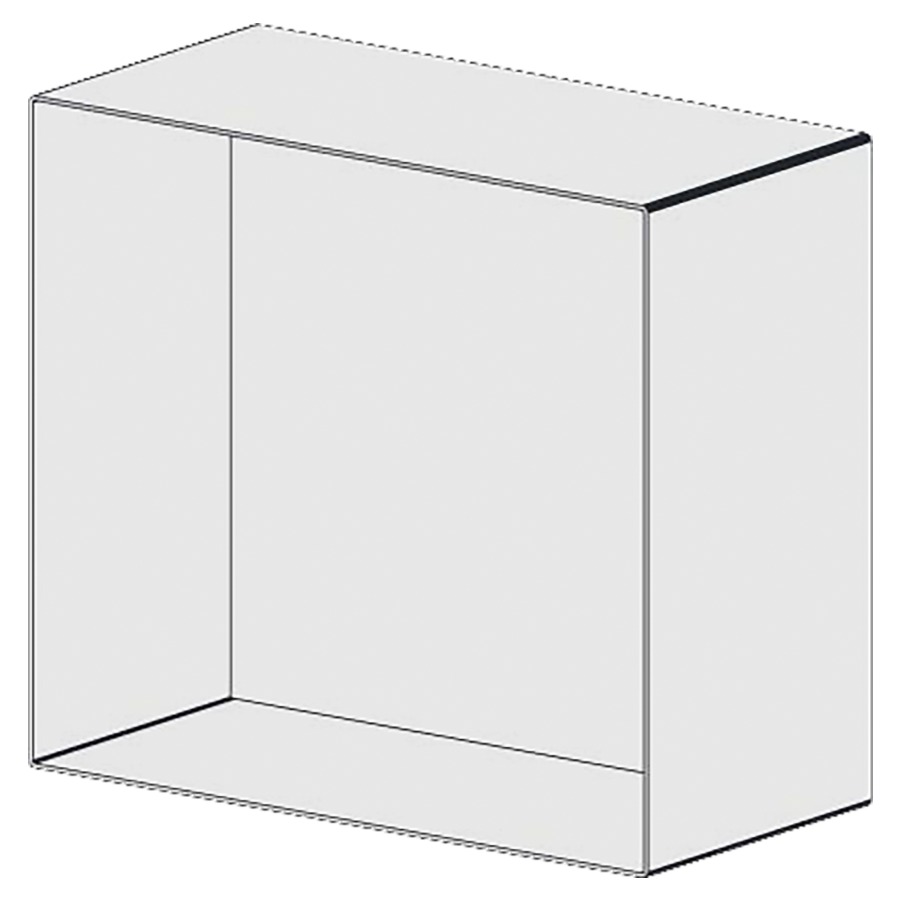 Modulo New Metal
L: 30, H: 30, P: 14,5 cm
caisse en métal anthracite
RAL 7016 , elément carré
couleur du dos selon code
couleur selon palette