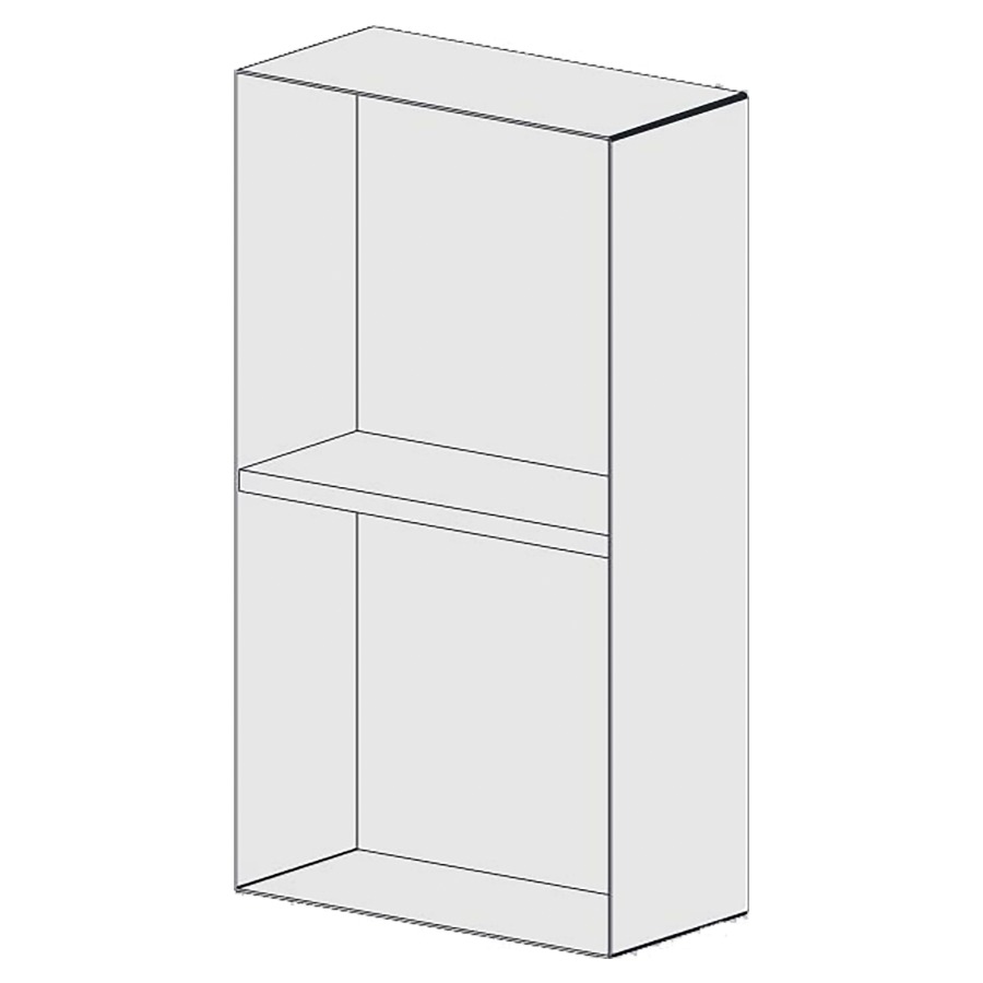 Modulo New Metal
L: 30, H: 60, P: 14,5 cm
caisse en métal anthracite
RAL 7016,elément rectangulaire
avec tablar
couleur du dos selon code
couleur selon palette