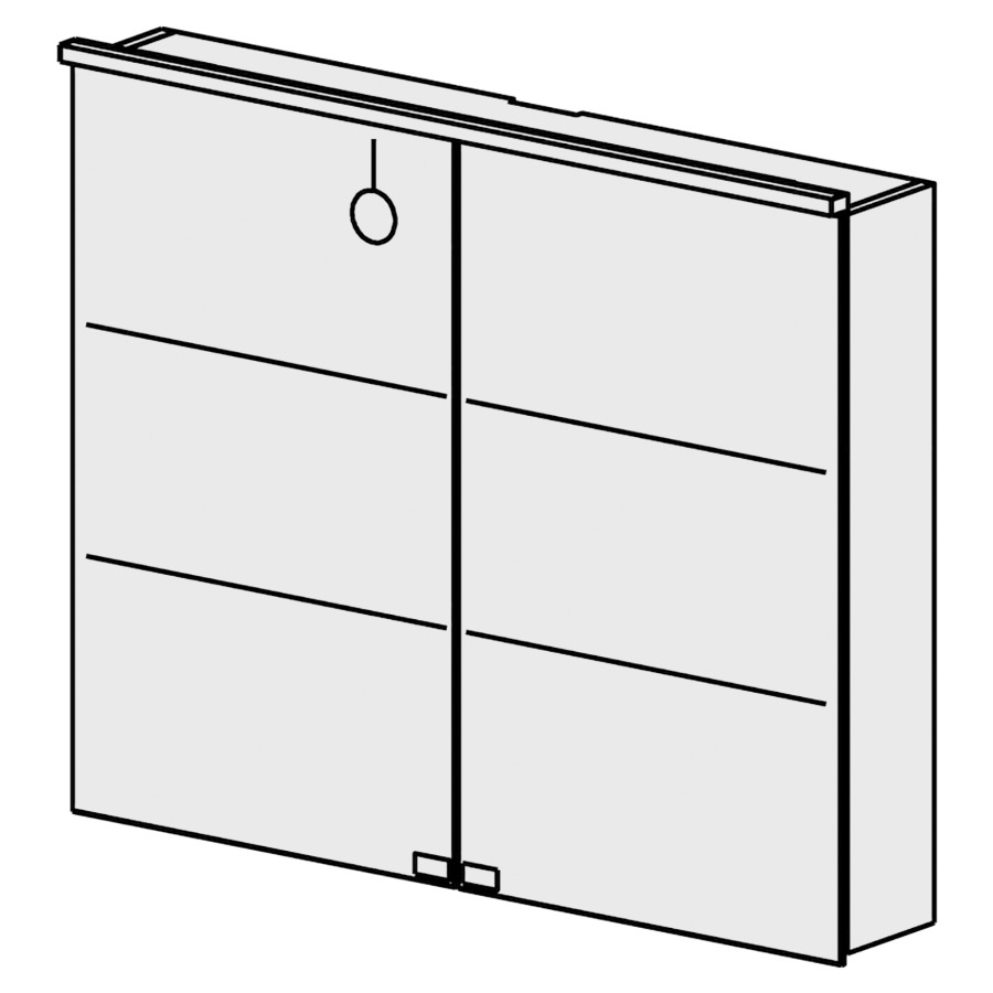 Arm. toilette PROmo-S 100 cm