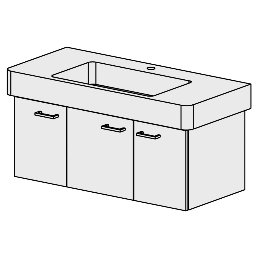 Meuble Pro-smart 105 cm