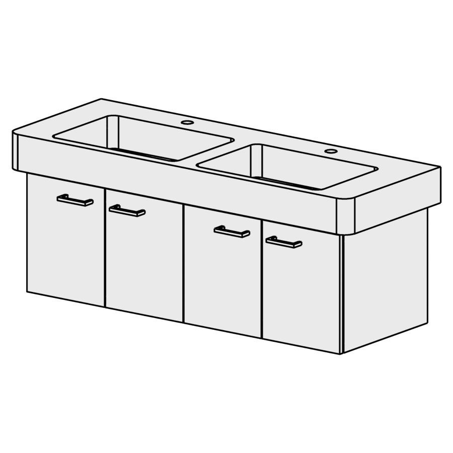 Meuble  Pro-smart 130 cm