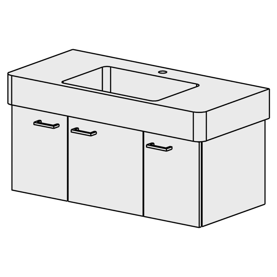 Meuble Vero-smart 105 cm