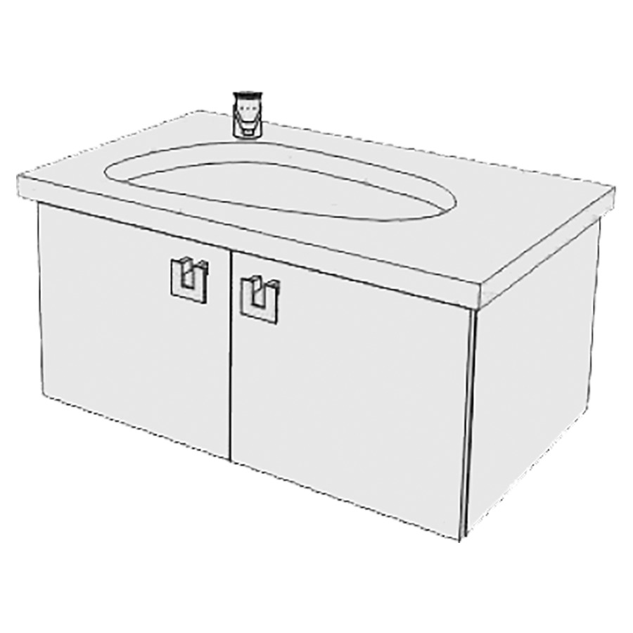 Meuble Palomba-smart 80 cm