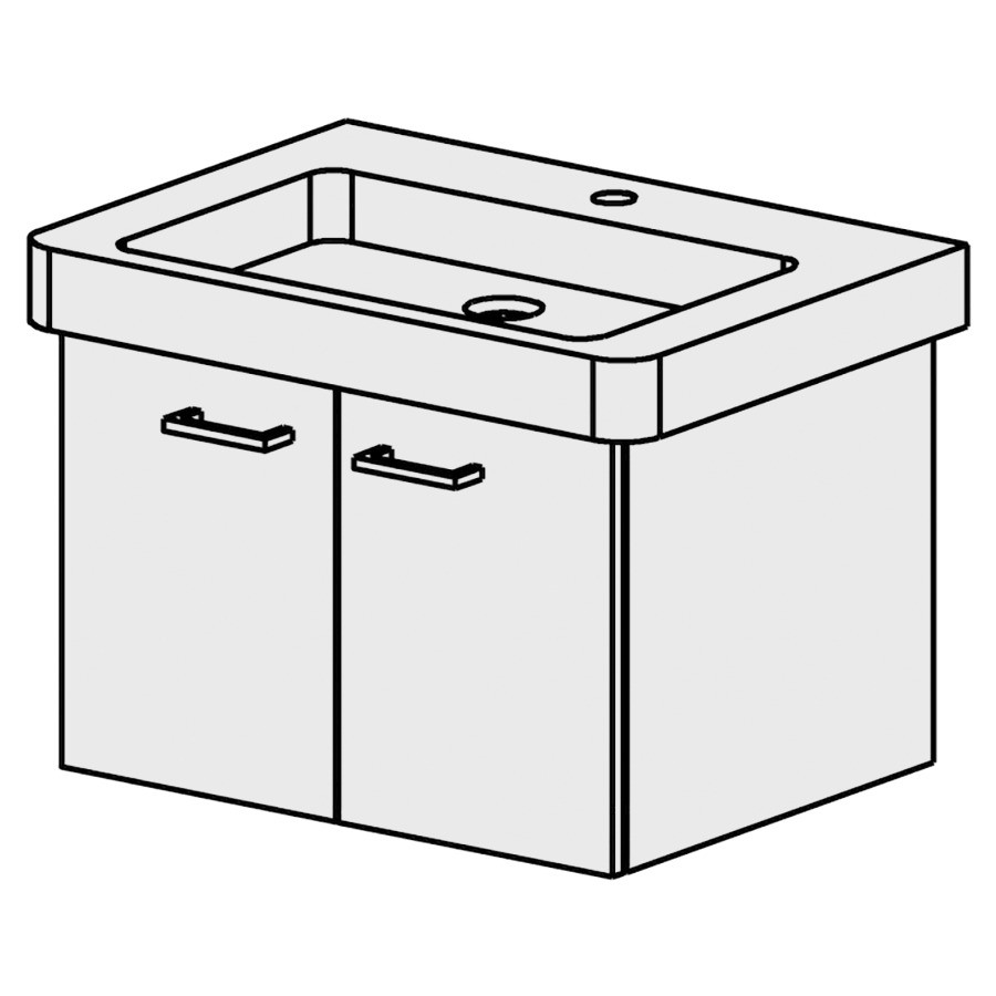 Meuble Subway 2-Smart 65 cm