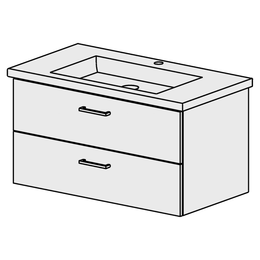 Meuble Maxi Living Square 90cm