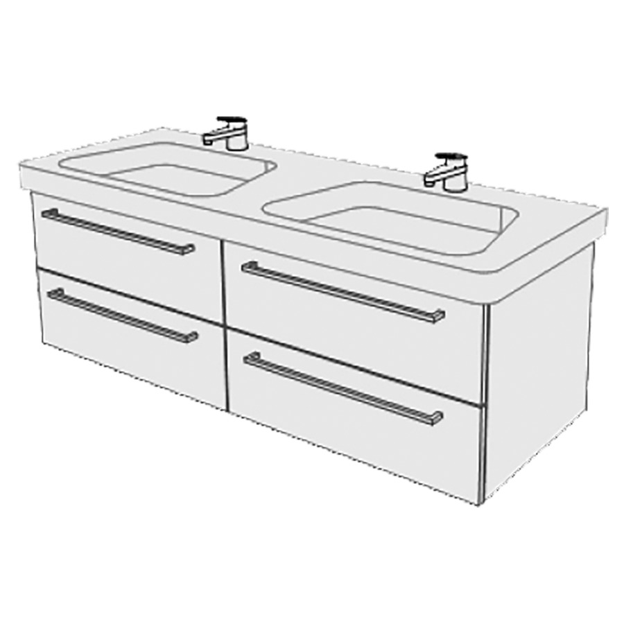 Unterbau Modernaplus Maxi 130 cm