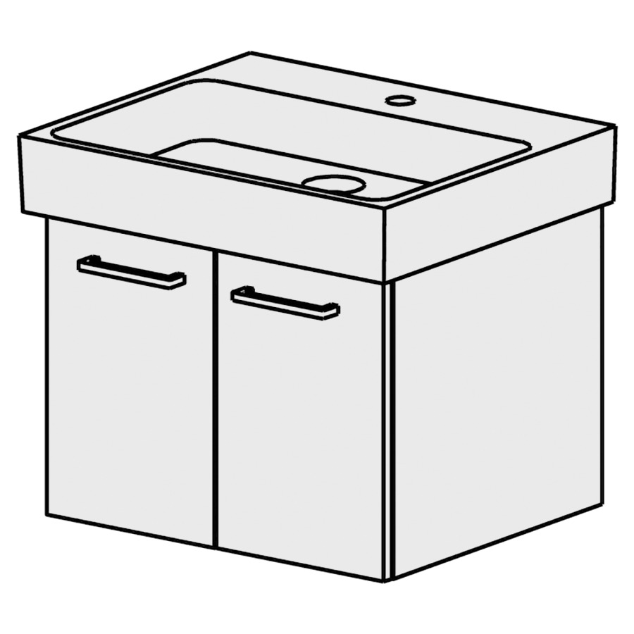 Meuble Pro S-Smart 55 cm
L:51, H:39, P:43,8 cm
armoire à 2 portes
portes avec Blumotion
faces /côtés visibles sel. cod
couleurs selon palette
poignées selon palette