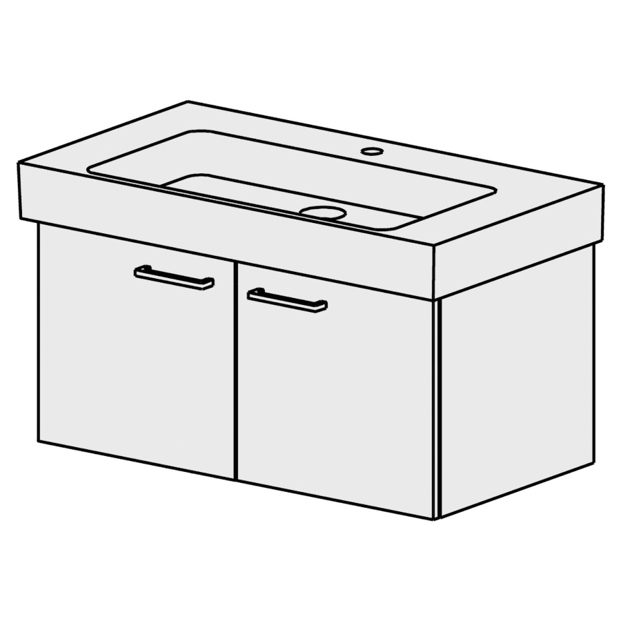 Meuble Pro S-smart 85 cm