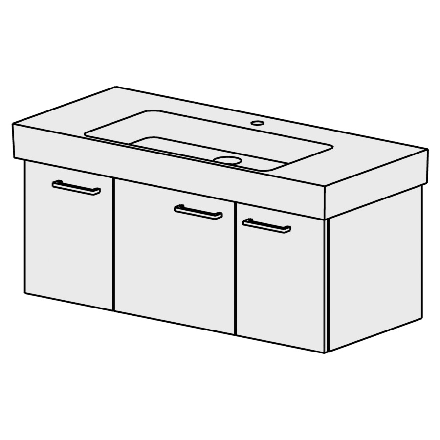 Meuble Pro S-smart 105 cm