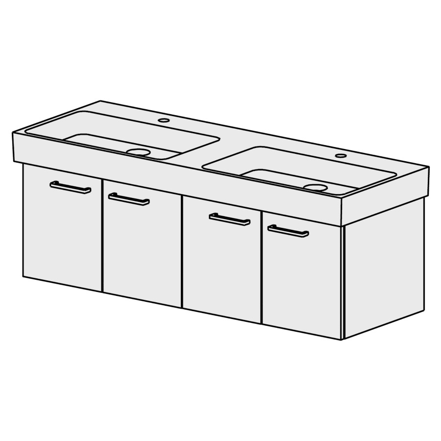 Meuble Pro S-smart 120 cm