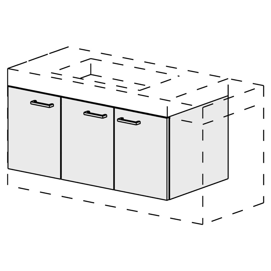 Meuble Vario de 90 à 150 cm
