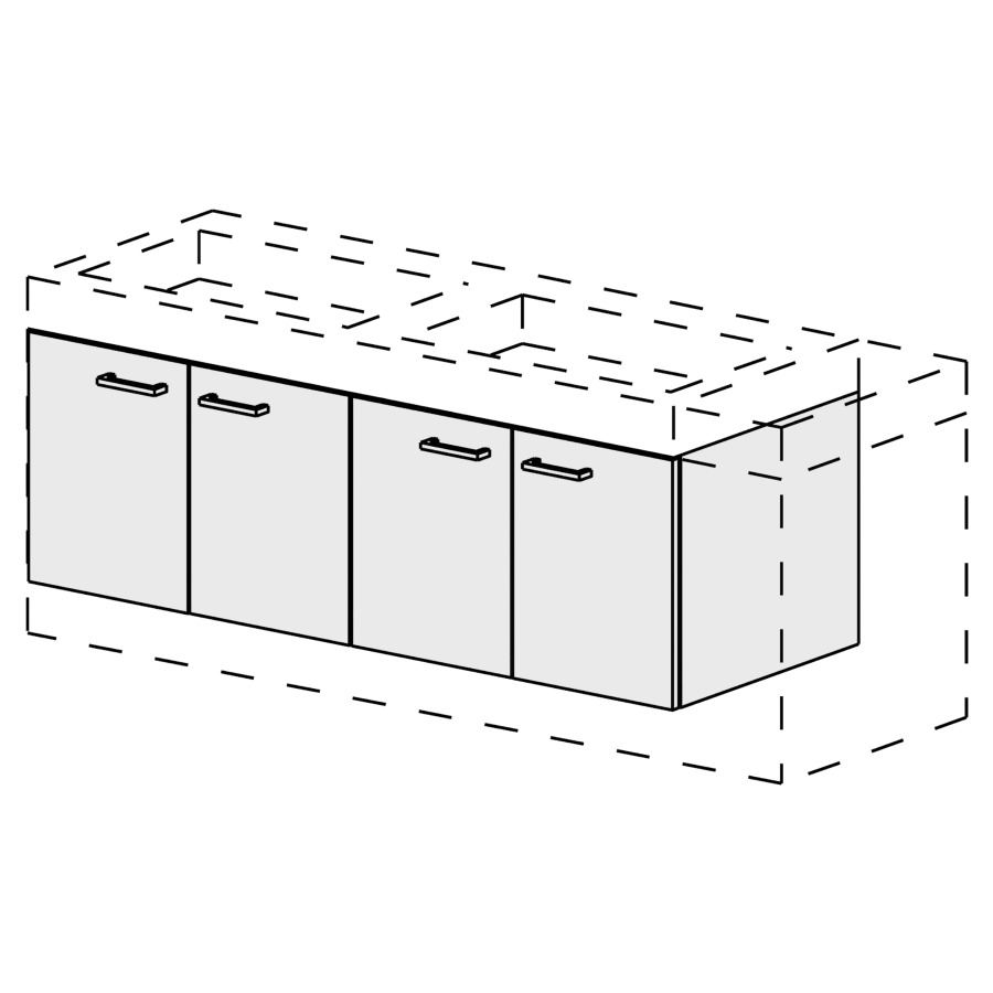 Meuble Vario de 120 à 180 cm