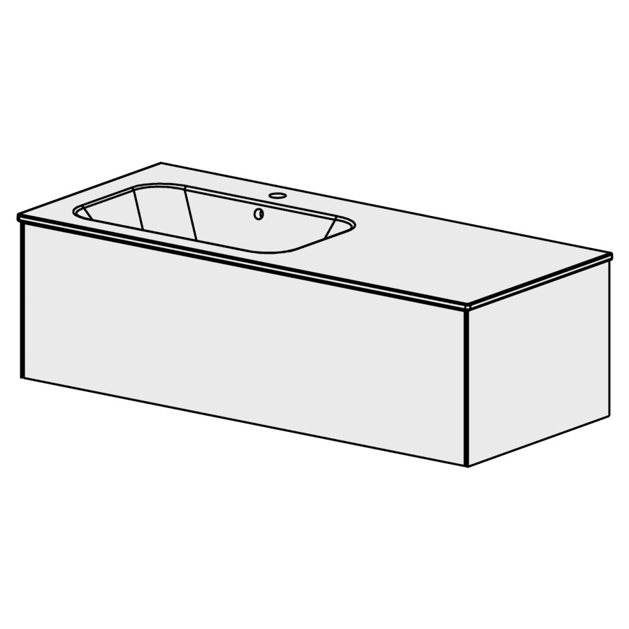 Meuble PURA CERAM 121 cm