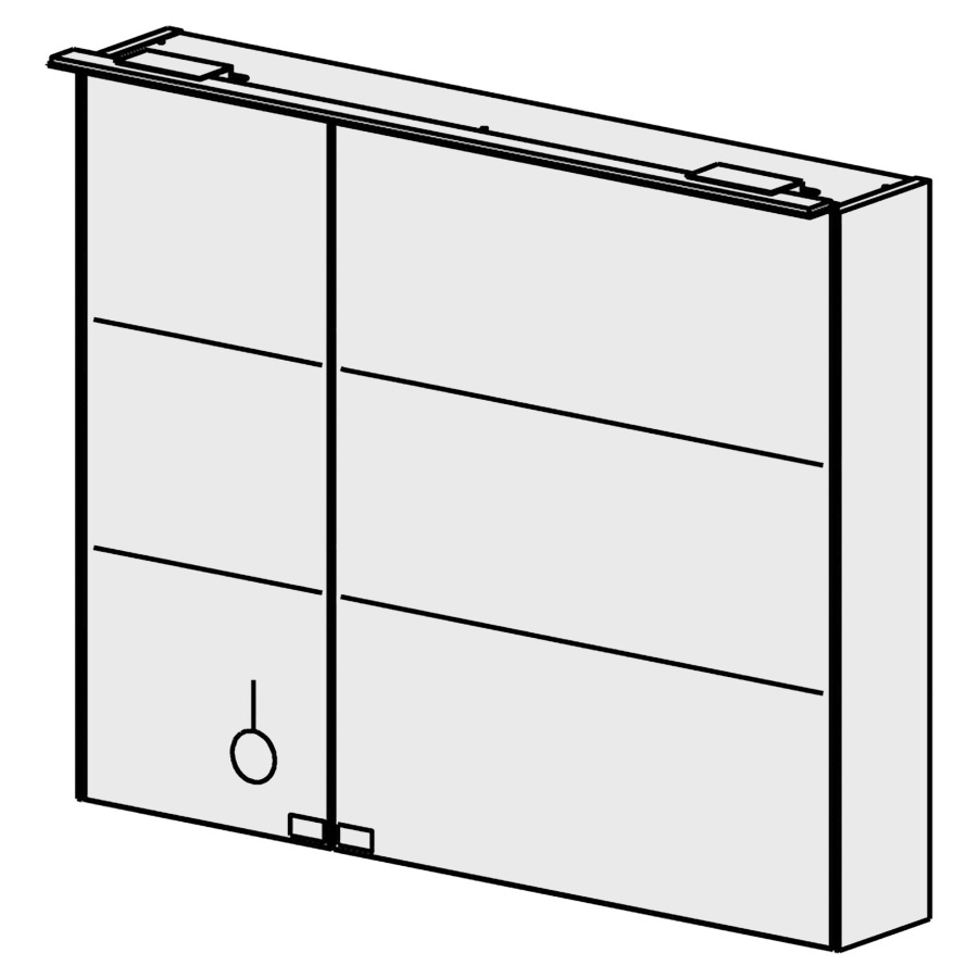 Spiegelschrank COOL LED 90 cm