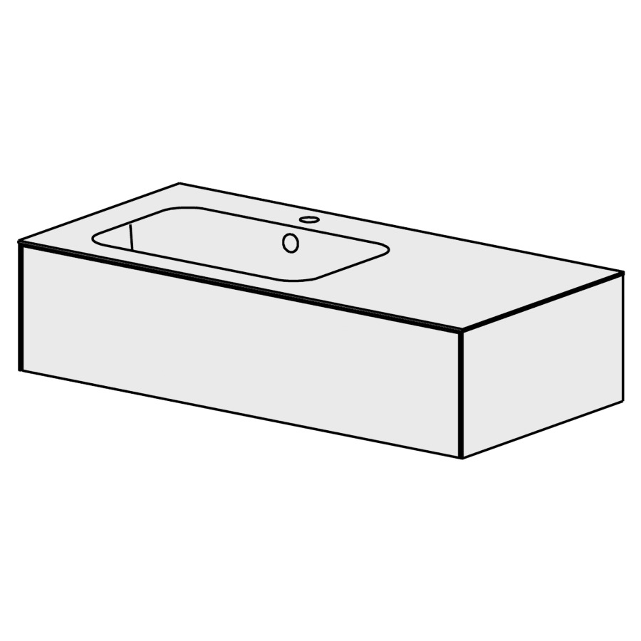 Meuble SATINO 106 cm