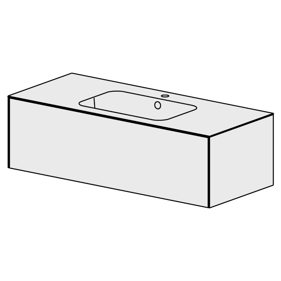 Meuble SATINO 121 cm