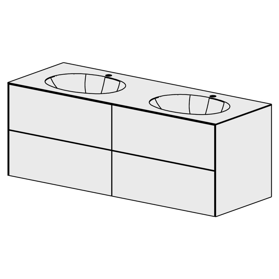 Meuble PURA UP 150 cm