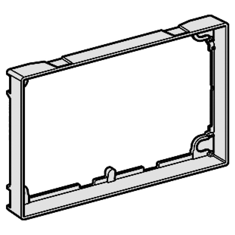 Cadre de compensation Sigma60 square
pour plaque de déclenchement