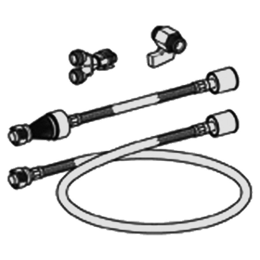Set de raccordement d'eau
AQUACLEAN SELA pour chasse
d'eau à encastrer Sigma