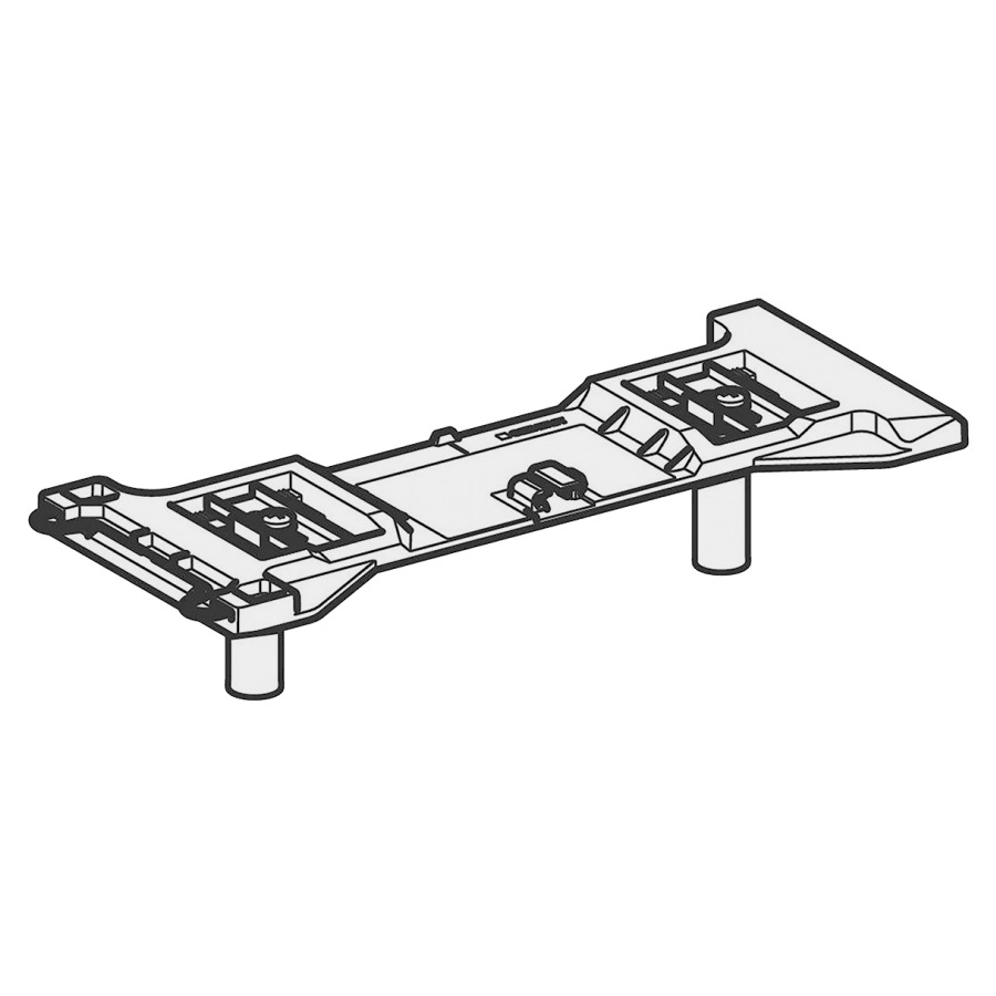 Plaque d'adaptation avec set de fixation
